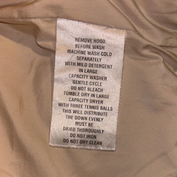 Vintage Y2K Aeropostale Brown Down Puffer Vest Removable Faux Fur Hood Sz Small - Picture 6 of 8